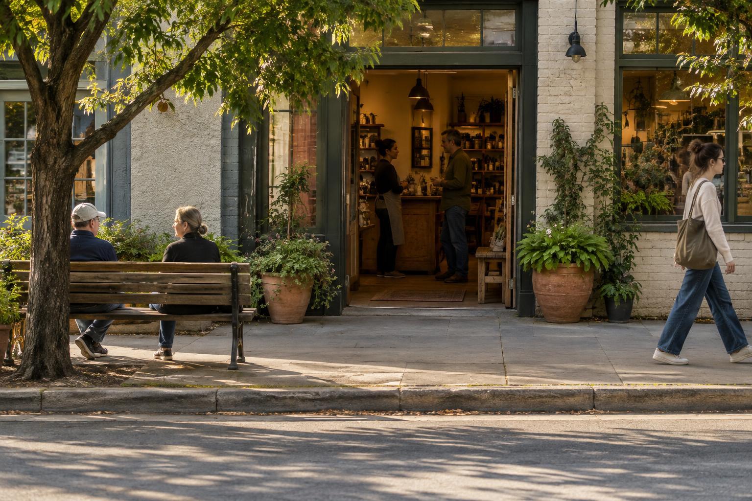 How to Notice a Neighborhood’s Gathering Places Without Assuming You Can Join In